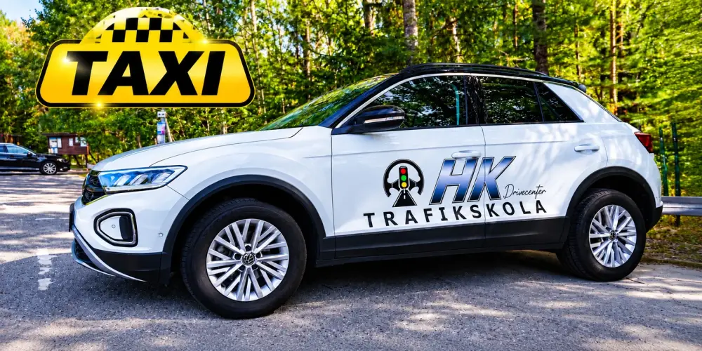 Taxikörlektion hos HK Trafikskola i Kista